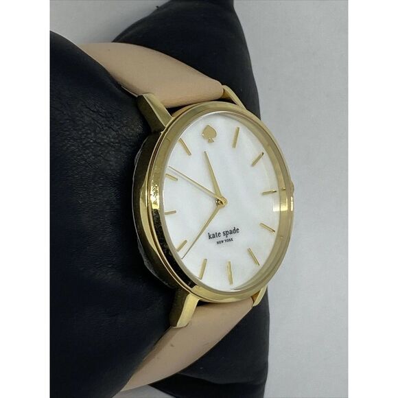 Kate Spade New York Vachetta 0073 Women's Beige Leather Analog Dial Watch VK183 - Picture 5 of 12